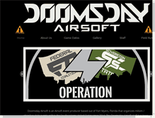 Tablet Screenshot of doomsdayairsoft.com